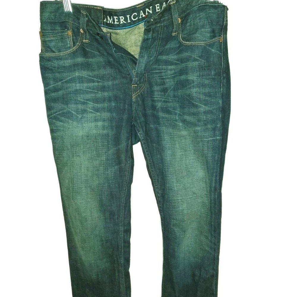 Mens american eagle jeans 30x32. Original straight